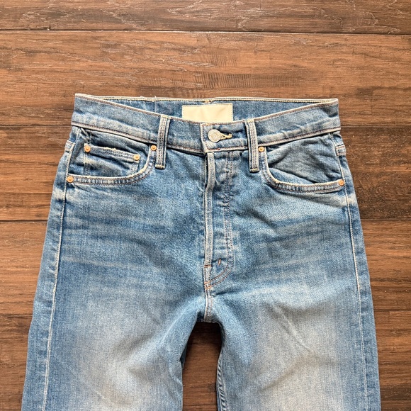 MOTHER Superior Tomcat Denim Jeans Kneeling on Stones Sz 26/27 NEW $260!! - Picture 4 of 6